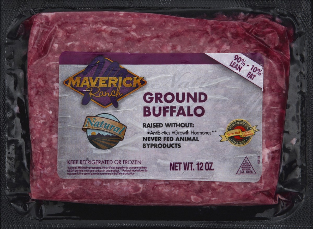 slide 5 of 5, Maverick Ranch Ground Buffalo 12 oz, 12 oz