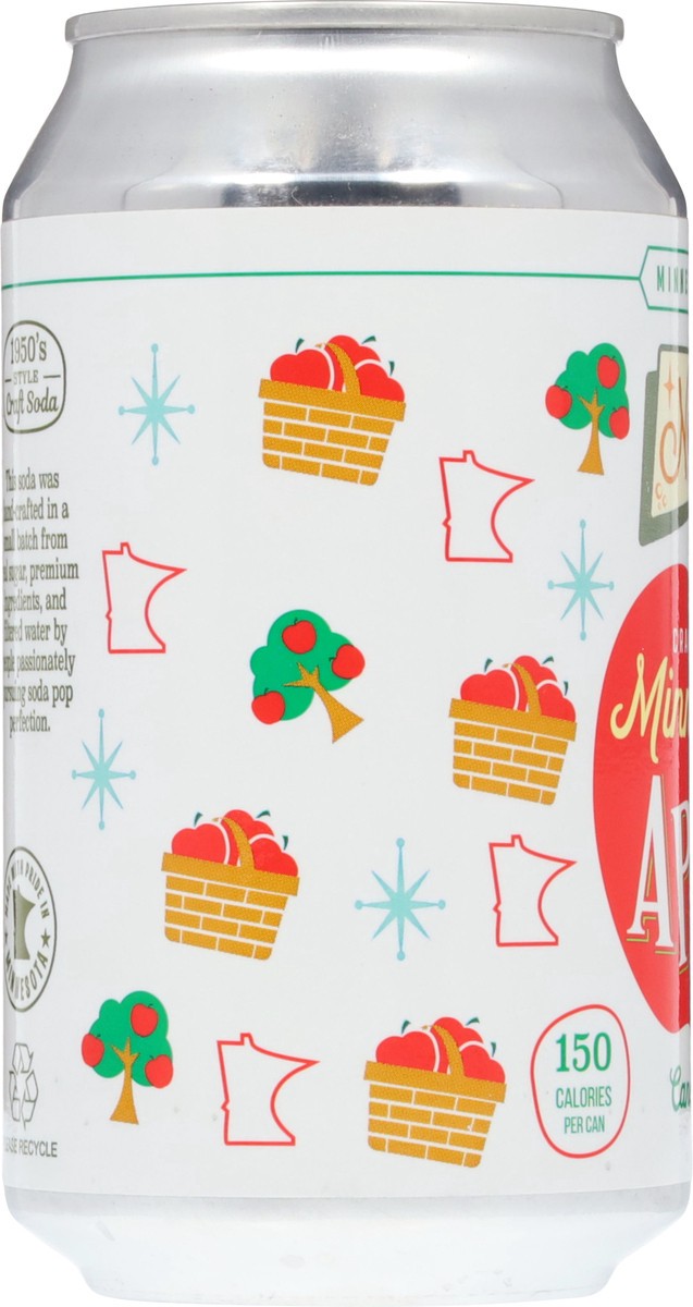 slide 4 of 13, Northern Soda Company Cane Sugar Minnesota Apple Craft Soda 12 fl oz, 