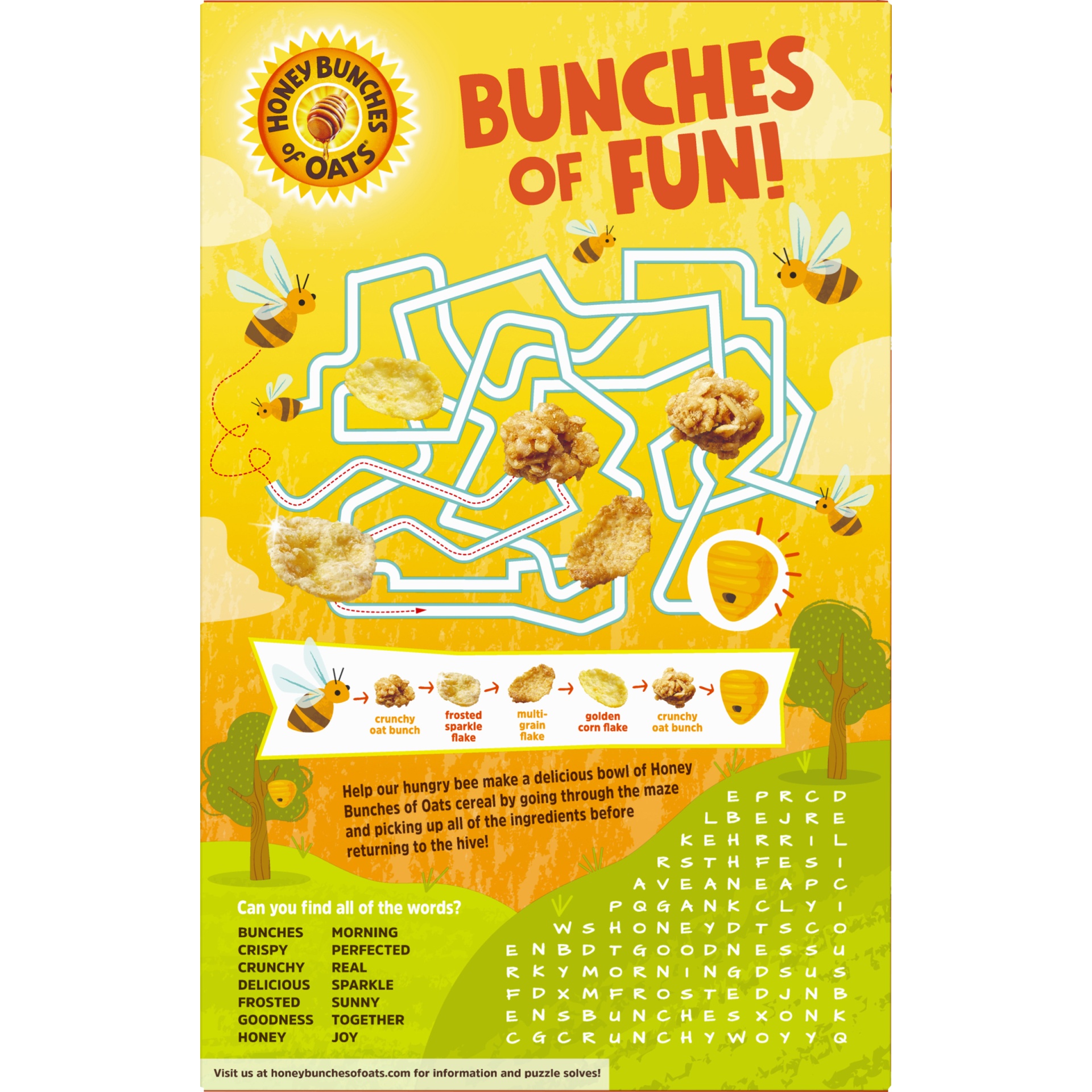 slide 6 of 8, Honey Bunches of Oats Crunchy Honey Roasted Cereal, 18 oz
