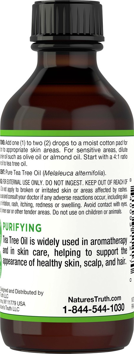 slide 4 of 5, Nature's Truth Purifying Pure Australian Tea Tree Oil 2 fl oz, 2 fl oz