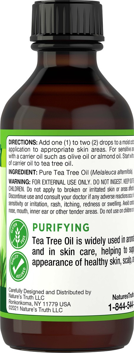 slide 3 of 5, Nature's Truth Purifying Pure Australian Tea Tree Oil 2 fl oz, 2 fl oz