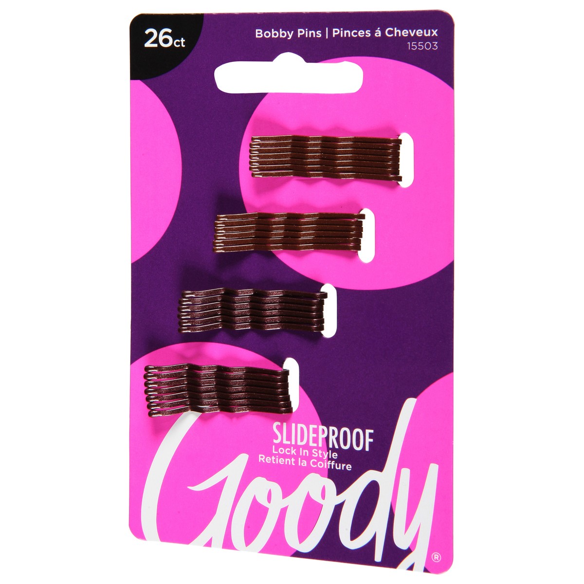 slide 9 of 9, Goody Slideproof Bobby Pins 26 ea, 26 ct
