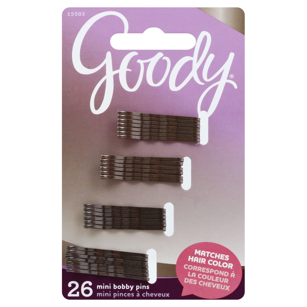 slide 1 of 1, Goody Slideproof Bobby Pins 26 ea, 26 ct