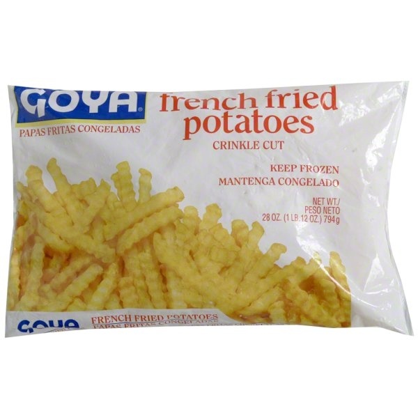 slide 1 of 1, Goya Crinkle Cut French Fried Potatoes, 28 oz