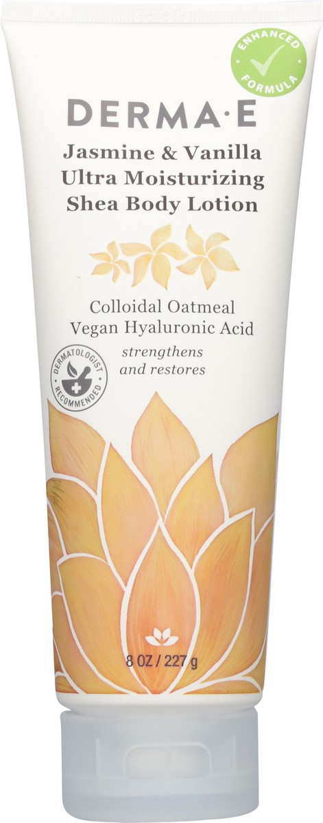 slide 12 of 13, Derma E Jasmine & Vanilla Shea Body Lotion, 8 oz