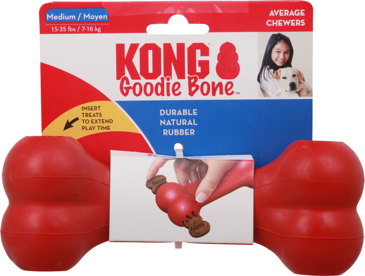 slide 1 of 9, KONG Goodie Bone Medium, 1 ct