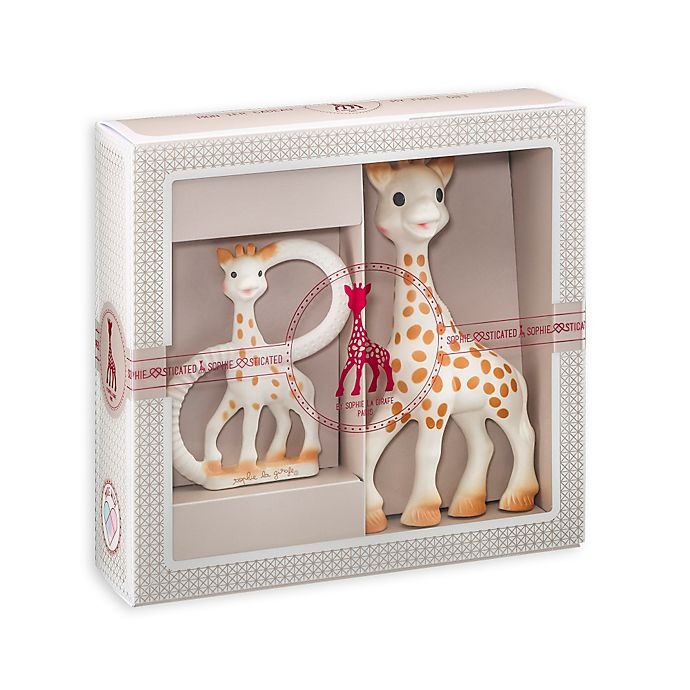 slide 1 of 4, Sophie la Girafe and So'Pure Teether Gift Set, 1 ct