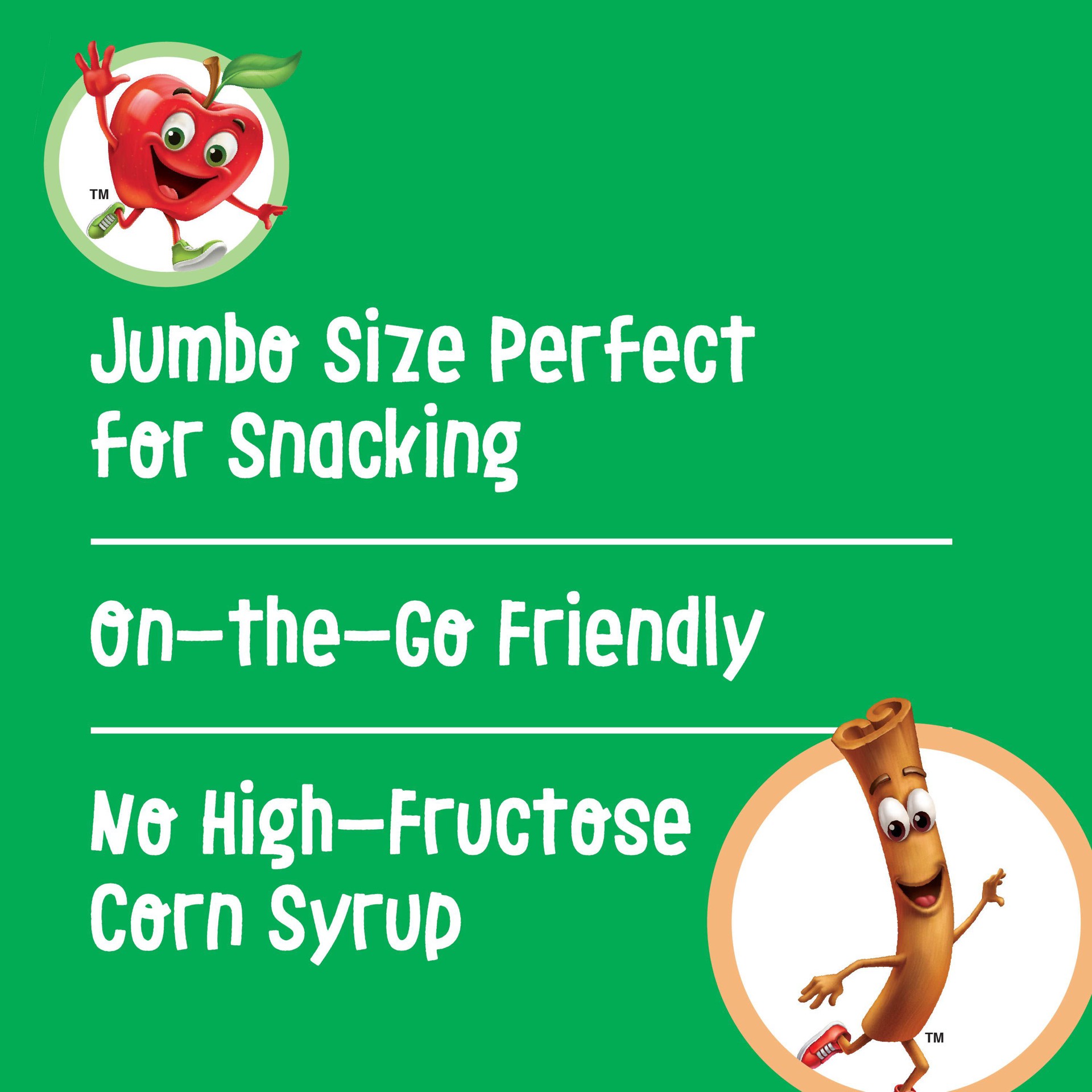 slide 3 of 5, Apple Jacks Kellogg's Apple Jacks Jumbo Snax Cereal Snacks Original, 5.4 oz, 12 Count, 12 ct
