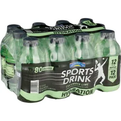 Hill Country Fare Cucumber Lime Sports Drink 12 pk Bottles