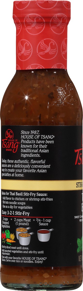 slide 7 of 9, House of Tsang Thai Basil Stir-Fry Sauce 11.5 oz, 11.5 oz