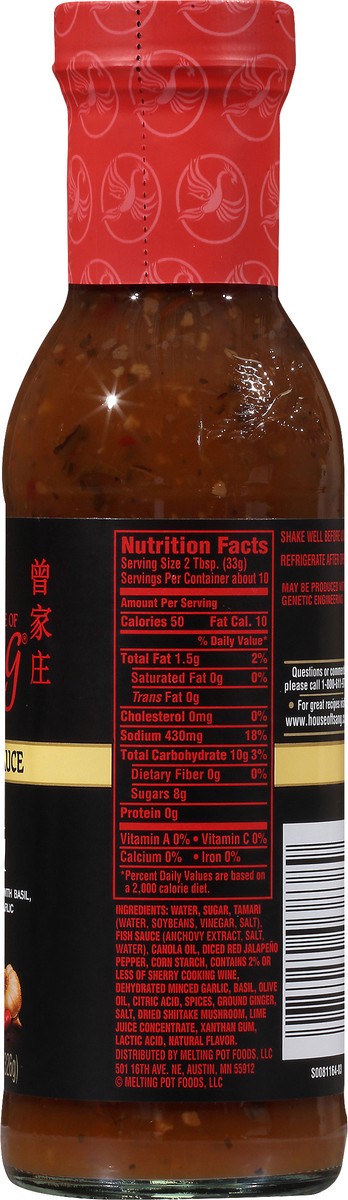 slide 8 of 9, House of Tsang Thai Basil Stir-Fry Sauce 11.5 oz, 11.5 oz