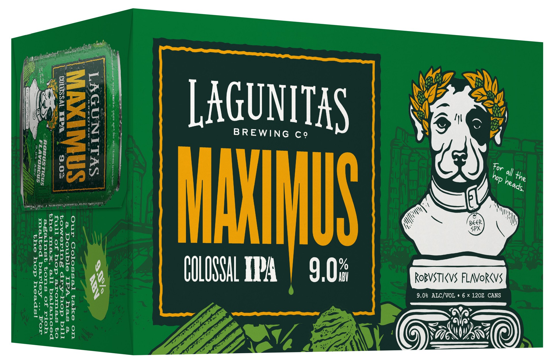 slide 4 of 4, Lagunitas Maximus Ale, 6 Pack, 12 fl. oz. Cans, 6 ct; 12 fl oz