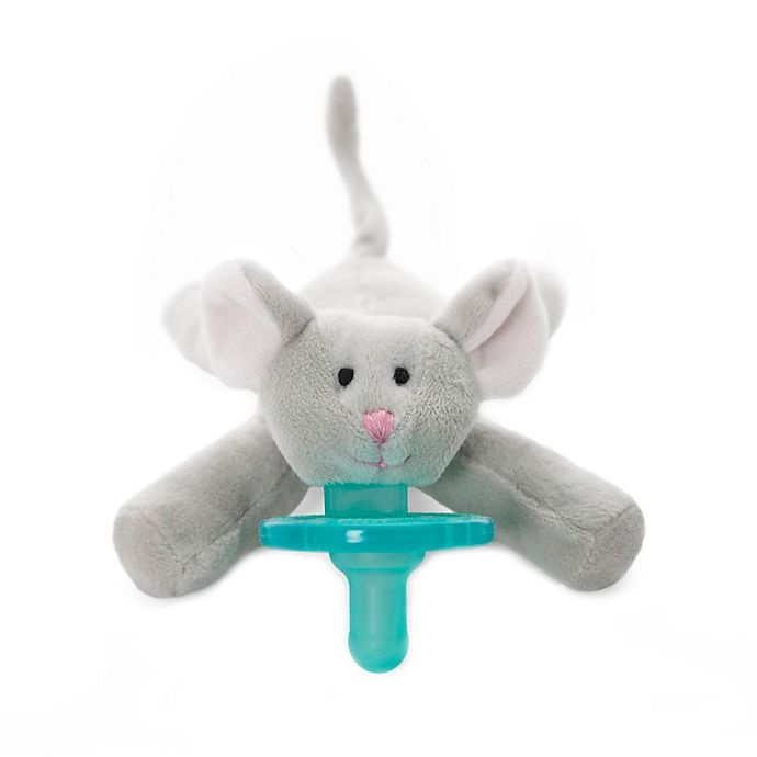 slide 1 of 1, WubbaNub Mouse Infant Pacifier - Grey, 1 ct