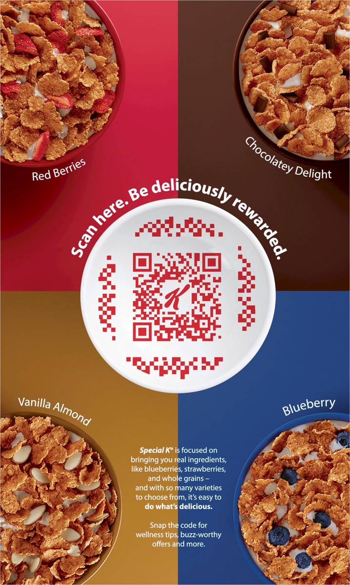 slide 7 of 9, Special K Kellogg's Special K Cold Breakfast Cereal, 11 Vitamins and Minerals, Anytime Snacks, Family Size, Strawberry Cheesecake, 18.2oz Box, 1 Box, 18.2 oz