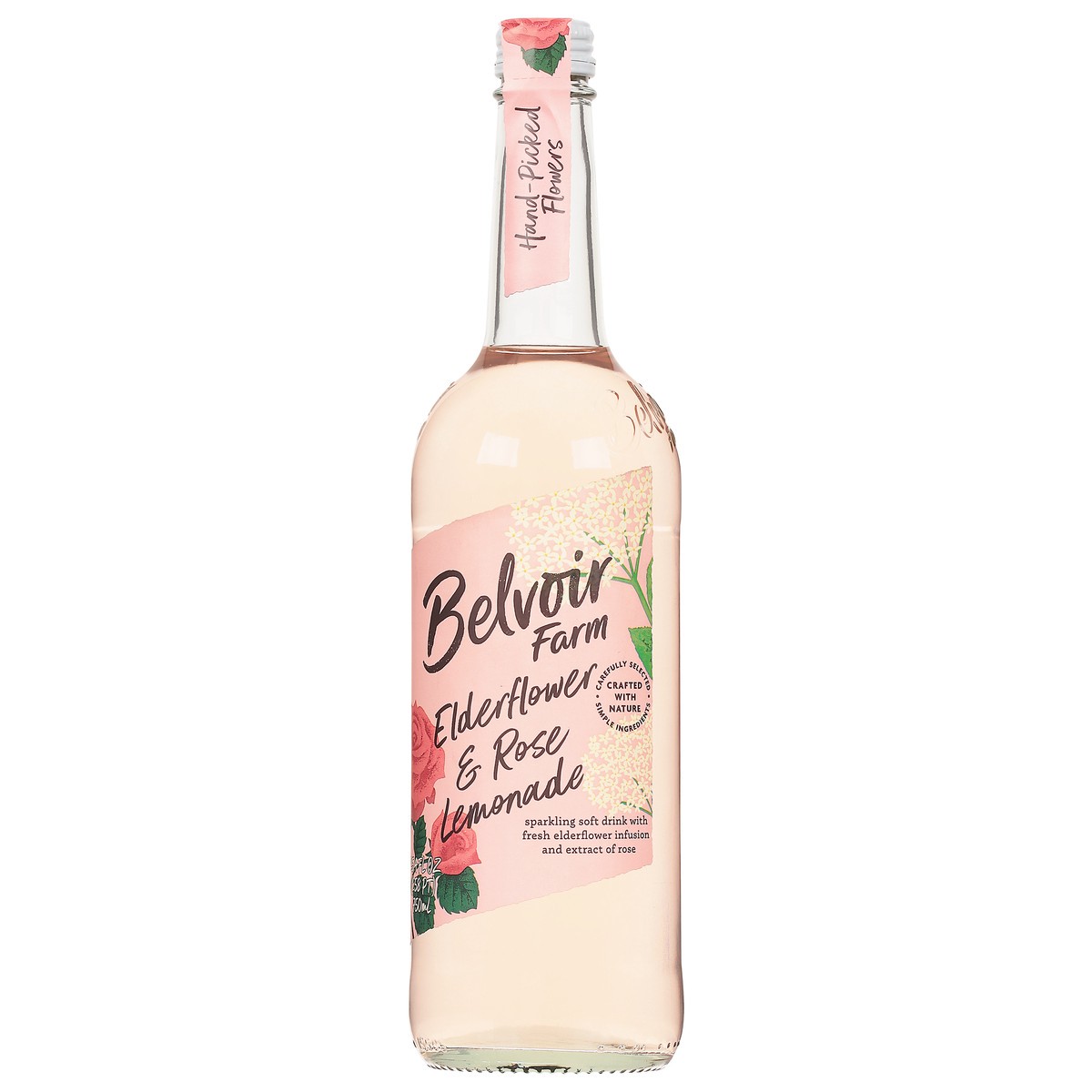 slide 2 of 9, Belvoir Farm Elderflower & Rose Lemonade, Bottle - 25.4 fl oz, 25.4 fl oz