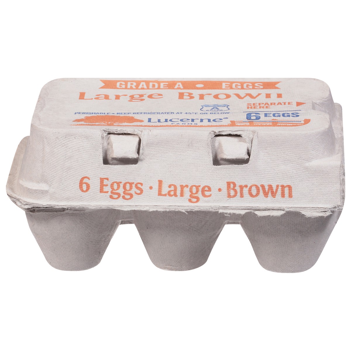 slide 11 of 11, Lucerne Dairy Farms Farms Large Brown Eggs, 6 ct