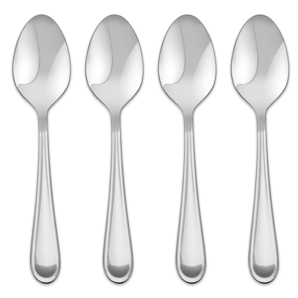 slide 1 of 1, Dash of That Claire Mirror Stainless Steel Spoons - Silver, 4 ct