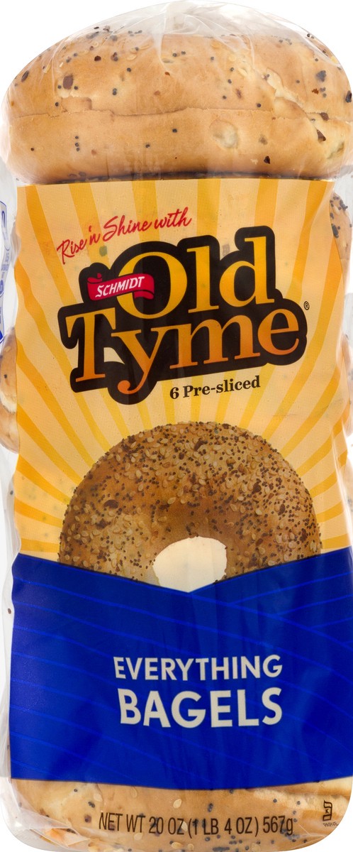 slide 5 of 8, Schmidt's Old Tyme Bagels, Everything, 20 oz