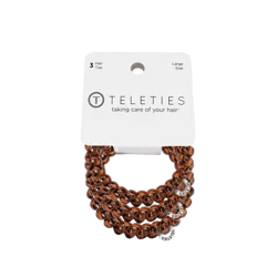Teleties Large Tortoise Hair Ties