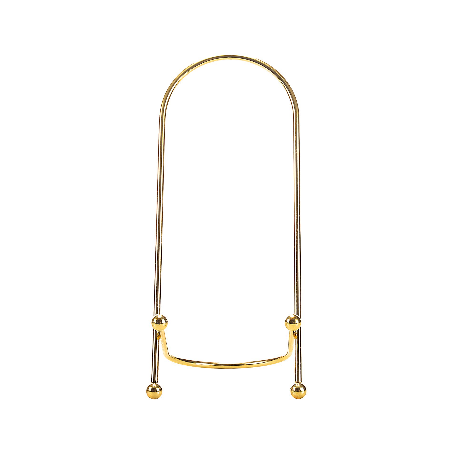 slide 3 of 5, Golden Curved Wire Photo Easel By Studio Decor, 9 in x 4.1 in x 4.9 in