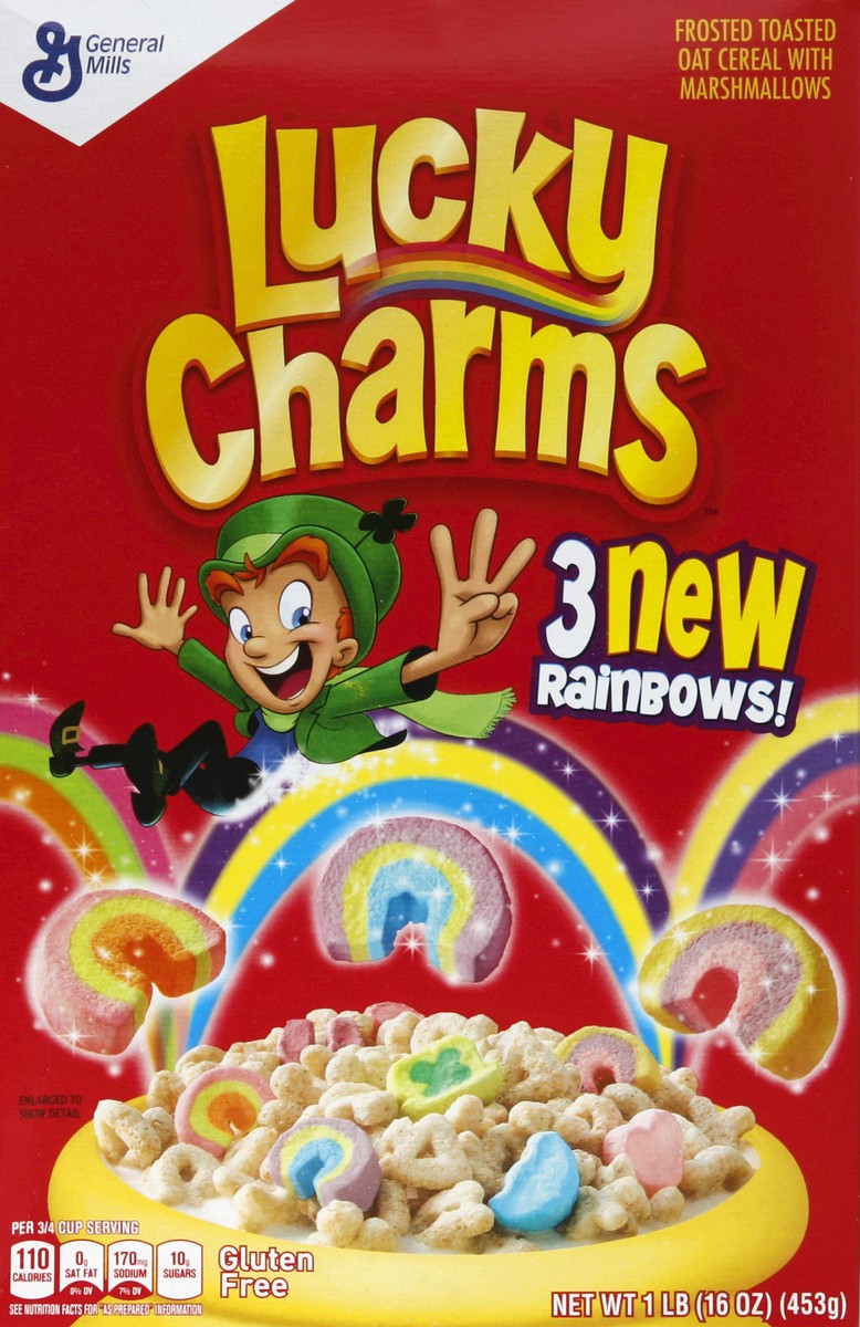 slide 1 of 8, Lucky Charms Cereal 16 oz, 16 oz