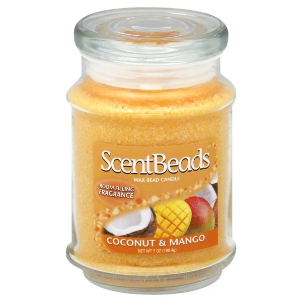 slide 1 of 1, ScentBeads Coconut & Mango Wax Bead Candle, 7 oz