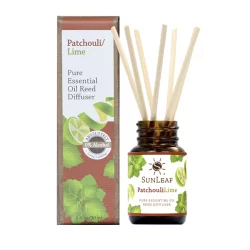 SunLeaf Naturals Patchouli Lime Essential Oil Reed Diffuser