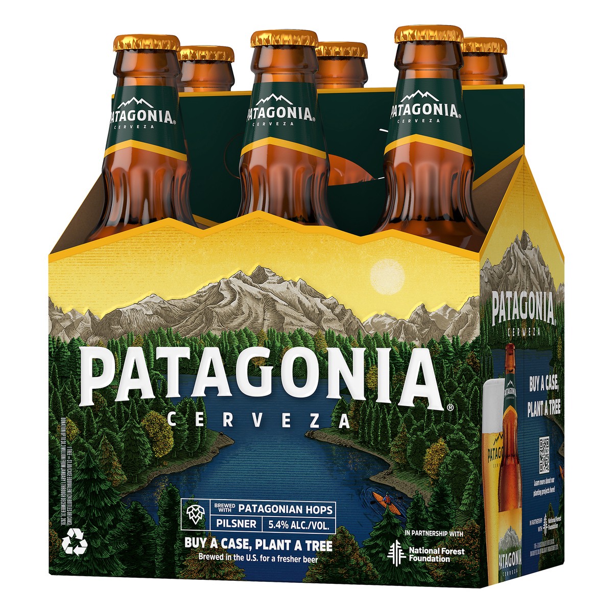 slide 4 of 8, Patagonia Pilsner Beer 6 ea, 6 ct; 12 fl oz