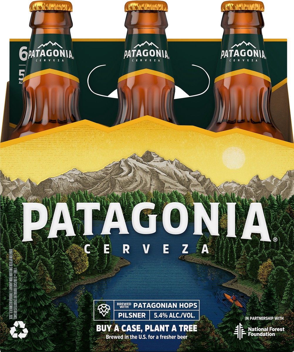 slide 1 of 8, Patagonia Pilsner Beer 6 ea, 6 ct; 12 fl oz