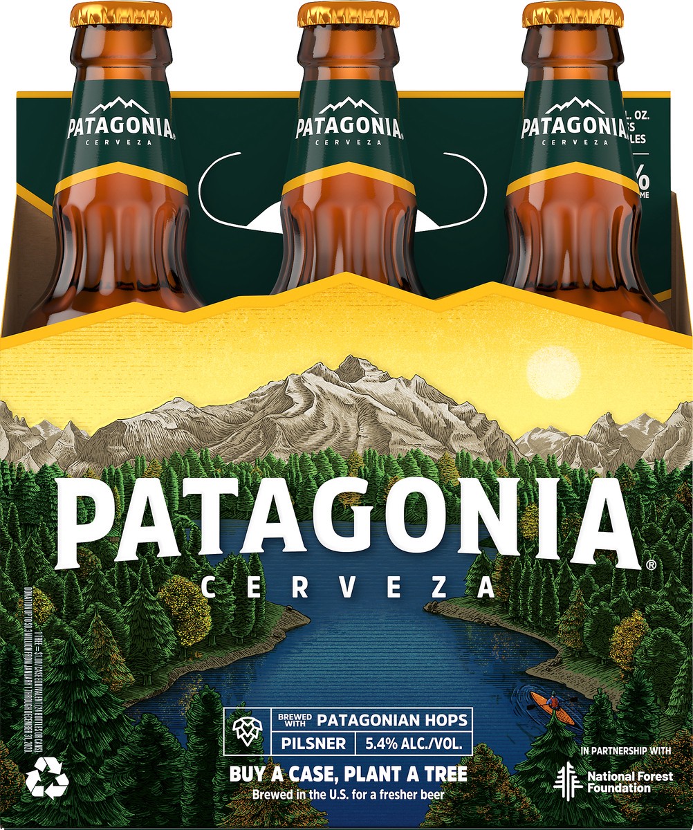 slide 2 of 8, Patagonia Pilsner Beer 6 ea, 6 ct; 12 fl oz