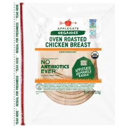 Applegate Organic Oven Roasted Chicken Breast Sliced, 6oz