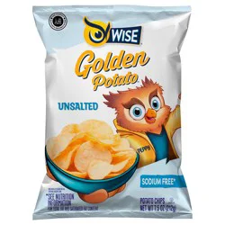 Wise Unsalted Potato Chips - 7.5 oz