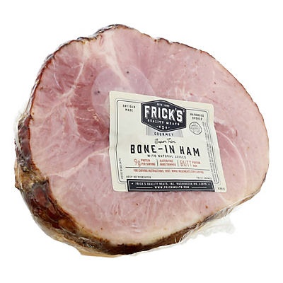 slide 1 of 1, Frick's Butt Portion Hams, per lb