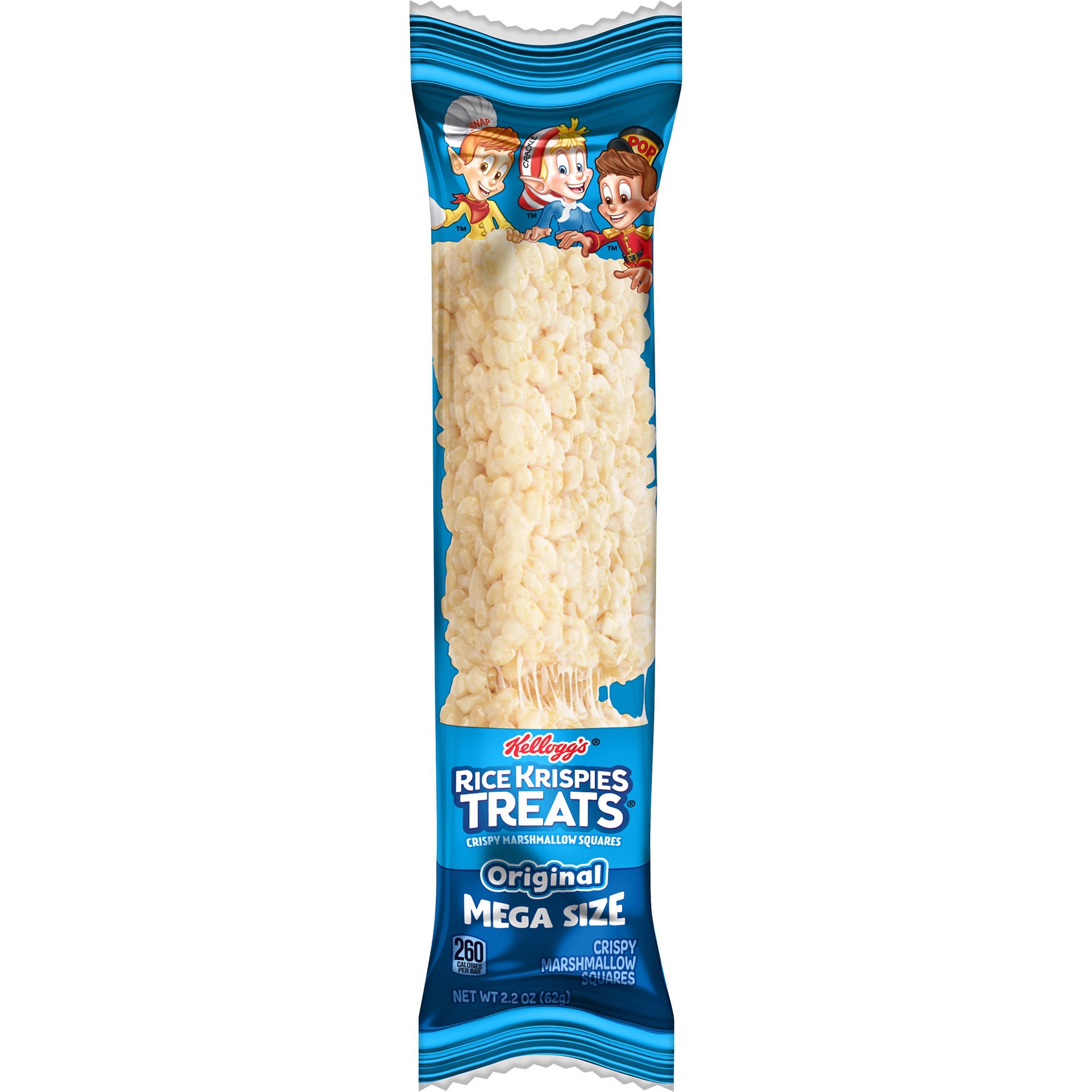 slide 1 of 5, Rice Krispies Treats Marshmallow Snack Bar, Kids Snacks, School Lunch, Original, 2.2oz Bar, 1 Bar, 2.2 oz