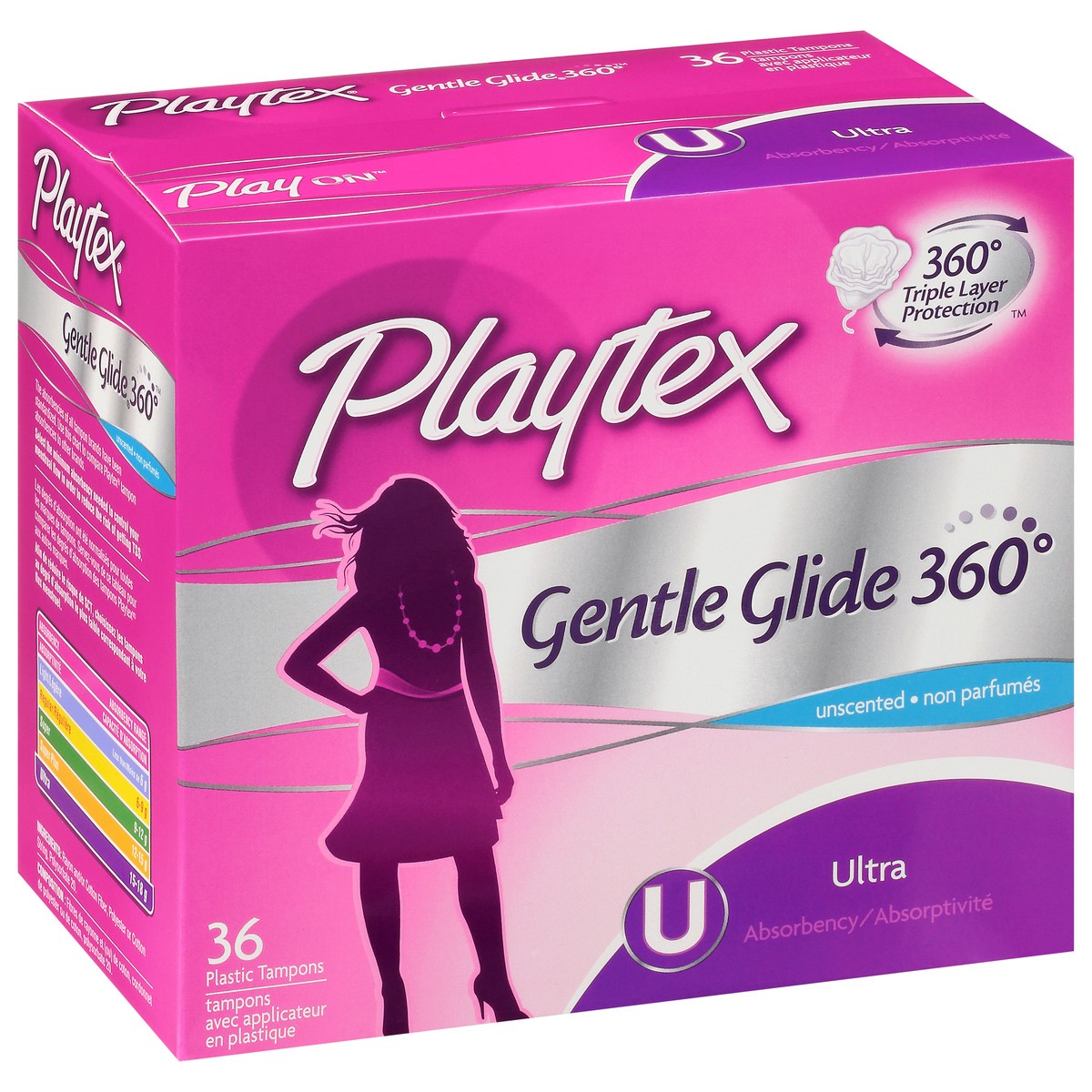 slide 9 of 9, Playtex Ultra Unscented Tampons, 36 ct