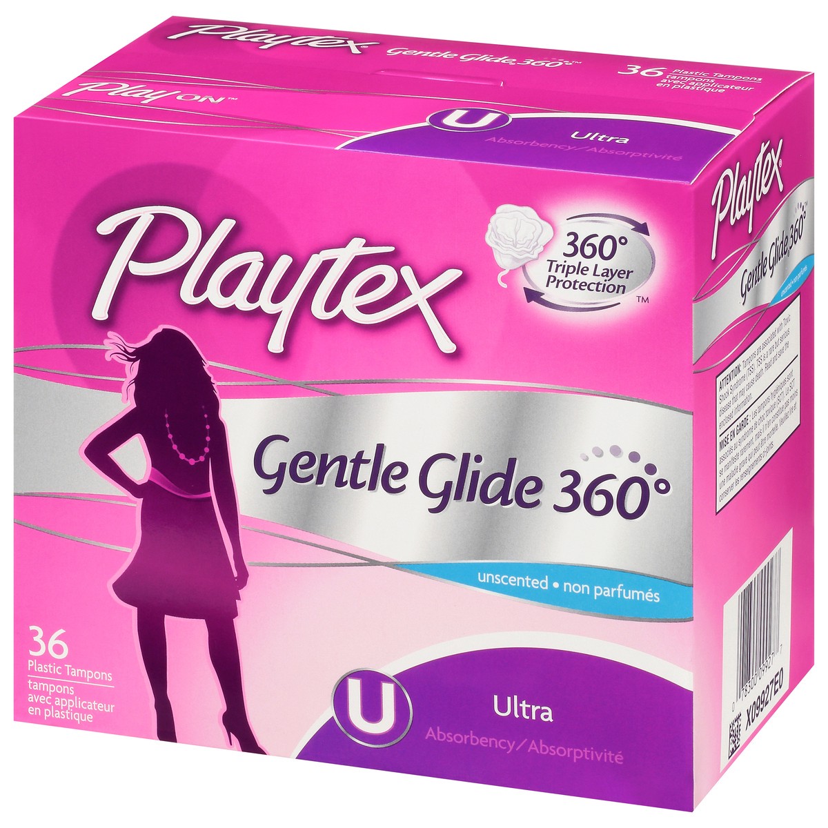 slide 4 of 9, Playtex Ultra Unscented Tampons, 36 ct