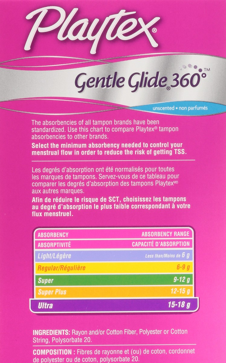 slide 3 of 9, Playtex Ultra Unscented Tampons, 36 ct