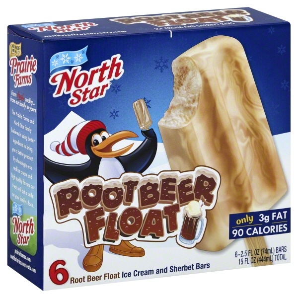 slide 1 of 1, North Star Root Beer Float Bars, 6 ct