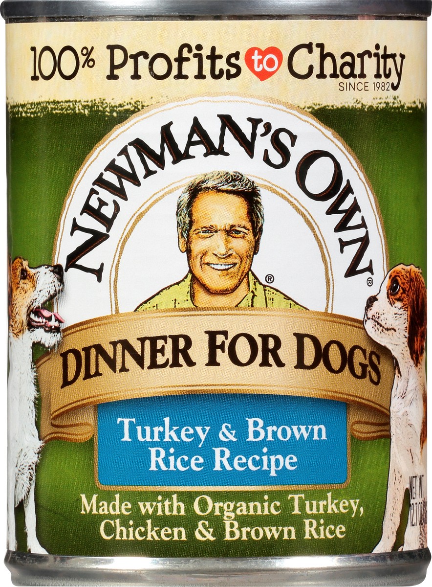 slide 7 of 11, Newman's Own Dinner for Dog, Turkey & Brown Rice Recipe, 12.7 oz