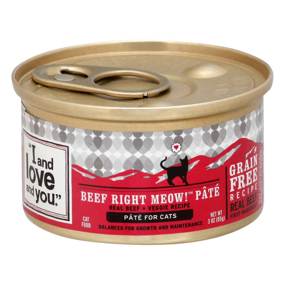slide 1 of 11, I and Love and You Beef Right Meow! Pate Cat Food 3 oz, 24 ct; 3 oz