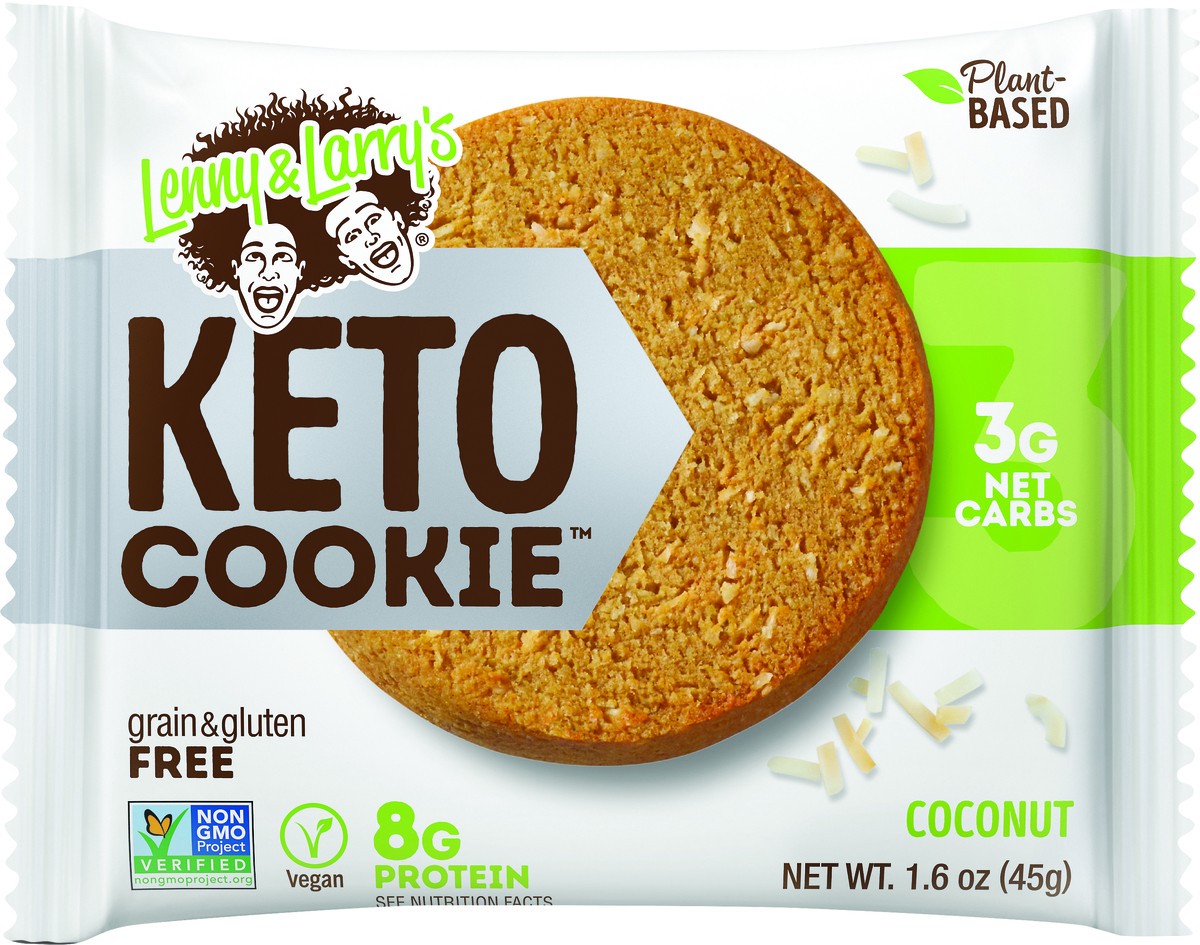 slide 2 of 5, Lenny & Larry's Coconut Keto Cookie 1.6 oz, 1.6 oz