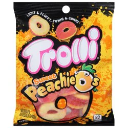Trolli Sweet Peachieos Gummi Candy 4.25 oz