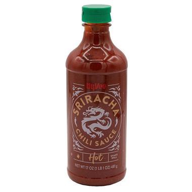 slide 1 of 1, Hy-Vee Sriracha Chili Sauce, 17 oz