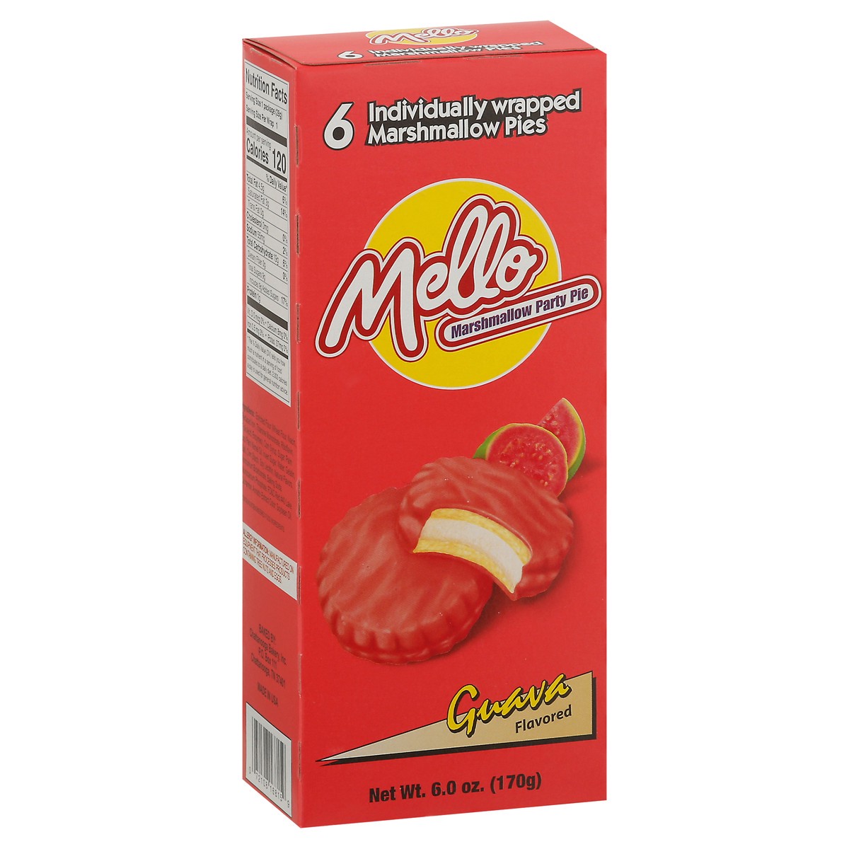 slide 9 of 9, Mello Guava Flavored Marshmallow Party Pie 6 ea, 6 ct