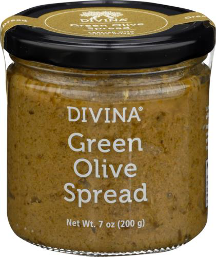 slide 1 of 1, Divina Green Olive Spread, 7 oz