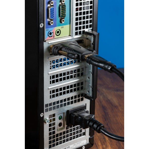 slide 2 of 5, Ativa Dvi To Hdmi Adapter Cable, Black, 1 ct