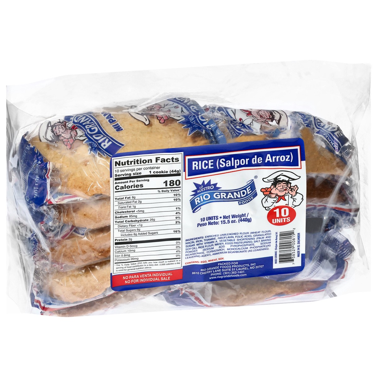 slide 4 of 12, Rio Grande Rice Cookie 10 ea, 