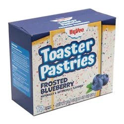 Hy-Vee Frosted Toaster Pastries, Blueberry