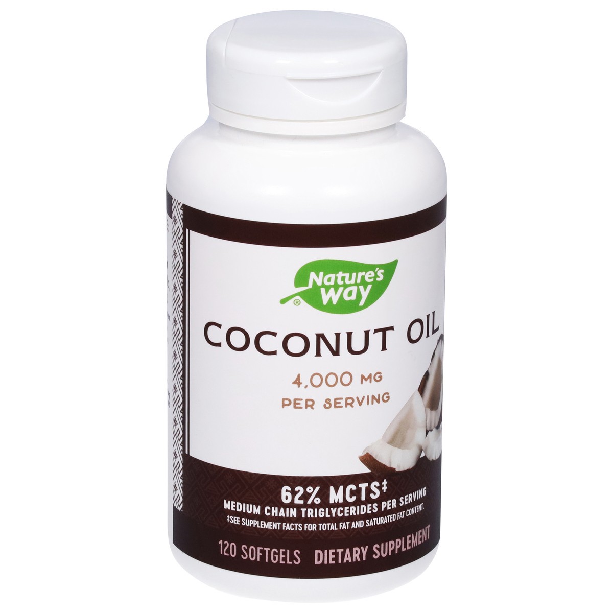 slide 7 of 9, Nature's Way Coconut Oil 120 Softgels, 120 ct