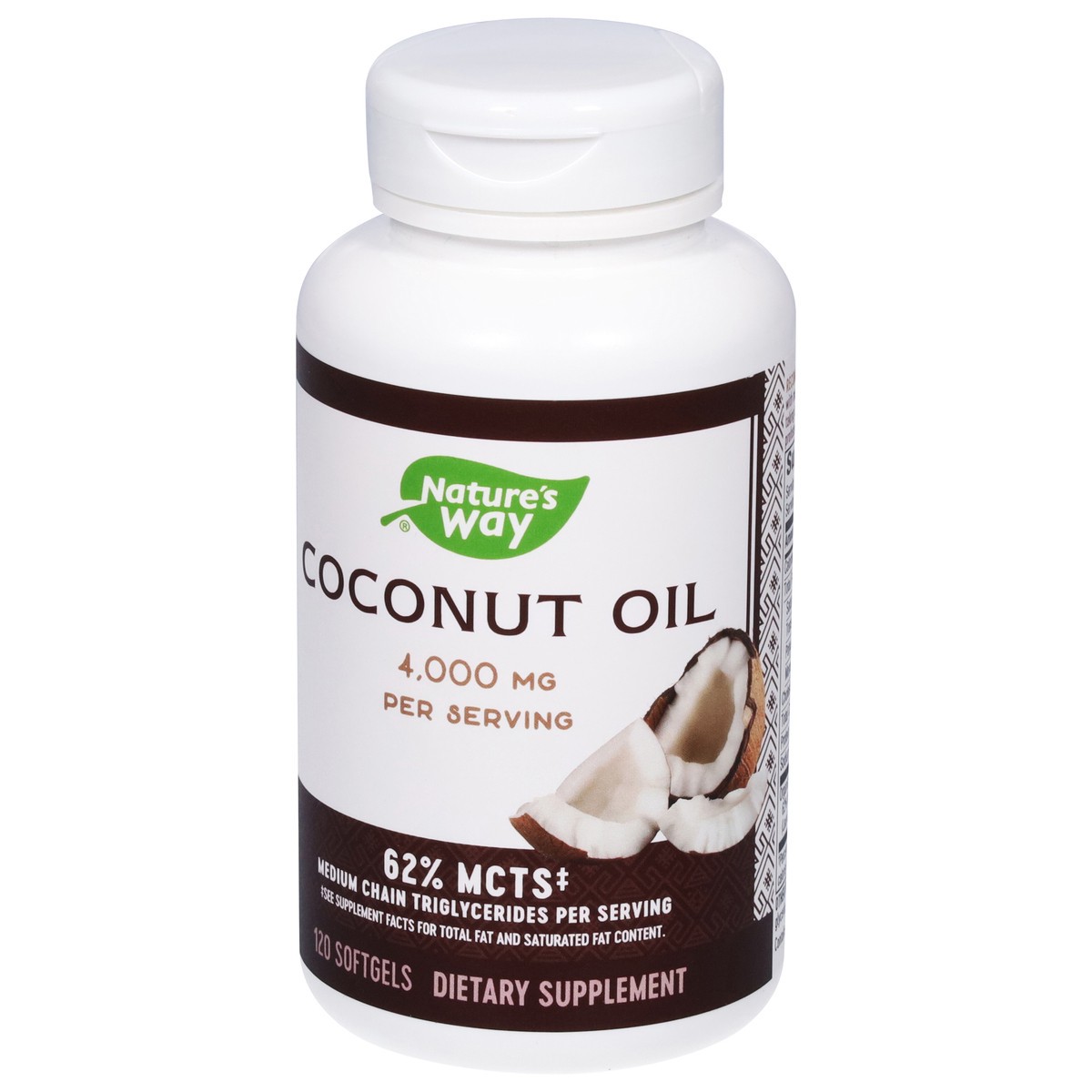 slide 4 of 9, Nature's Way Coconut Oil 120 Softgels, 120 ct